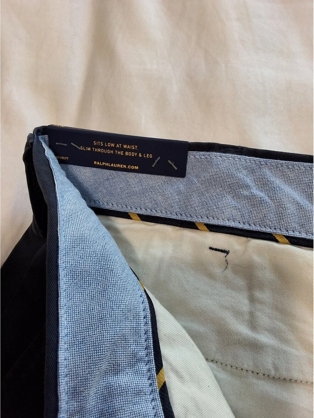 Polo Ralph Lauren Stretch Slim Fit Navy Blue Shorts Size 36